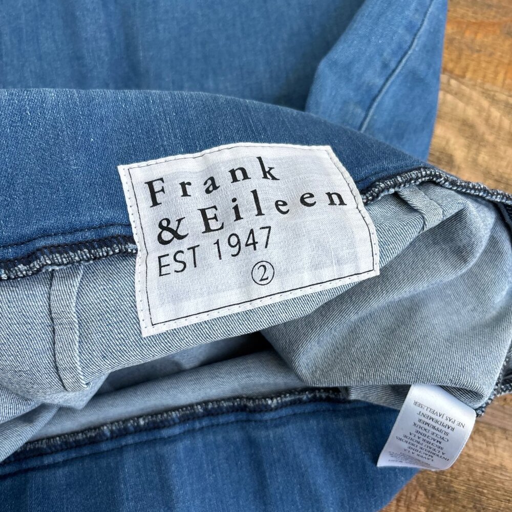 Frank & Eileen Donegal Unforgettable Skirt in Blue 1977 Wash Size 2 - Picture 5 of 9